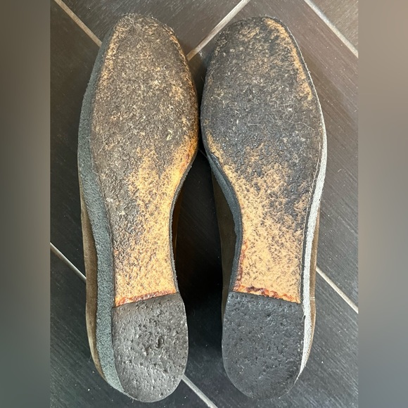 Ladies Suede Ferragamo Loafers - Picture 6 of 6